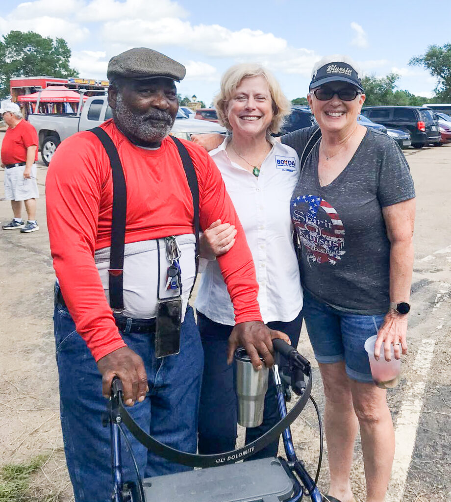 Nancy Boyda with Kansans